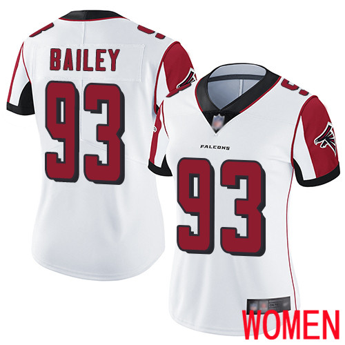 Atlanta Falcons Limited White Women Allen Bailey Road Jersey NFL Football #93 Vapor Untouchable